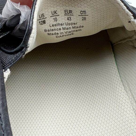 Naturalizer Womens Daphne Sneakers US 12M EU 43 Black Leather Slip on Casual NIB - Picture 12 of 13